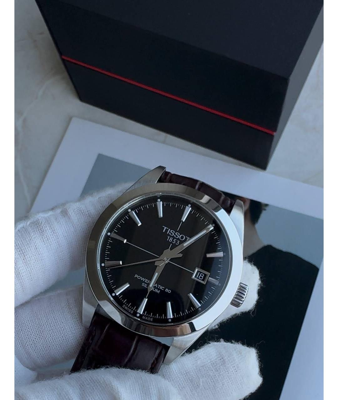 TISSOT Серебряные стальные часы, фото 5