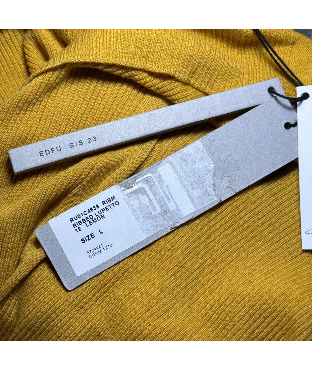 RICK OWENS Желтый джемпер / свитер, фото 5