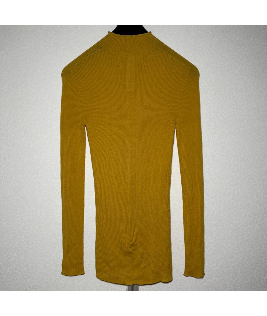 RICK OWENS Желтый джемпер / свитер, фото 3