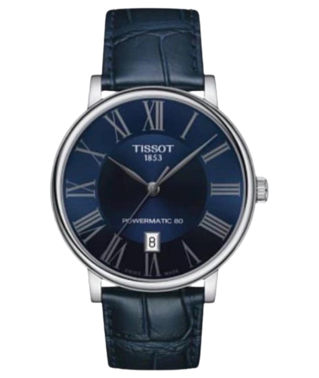 TISSOT Синие стальные часы, фото 1