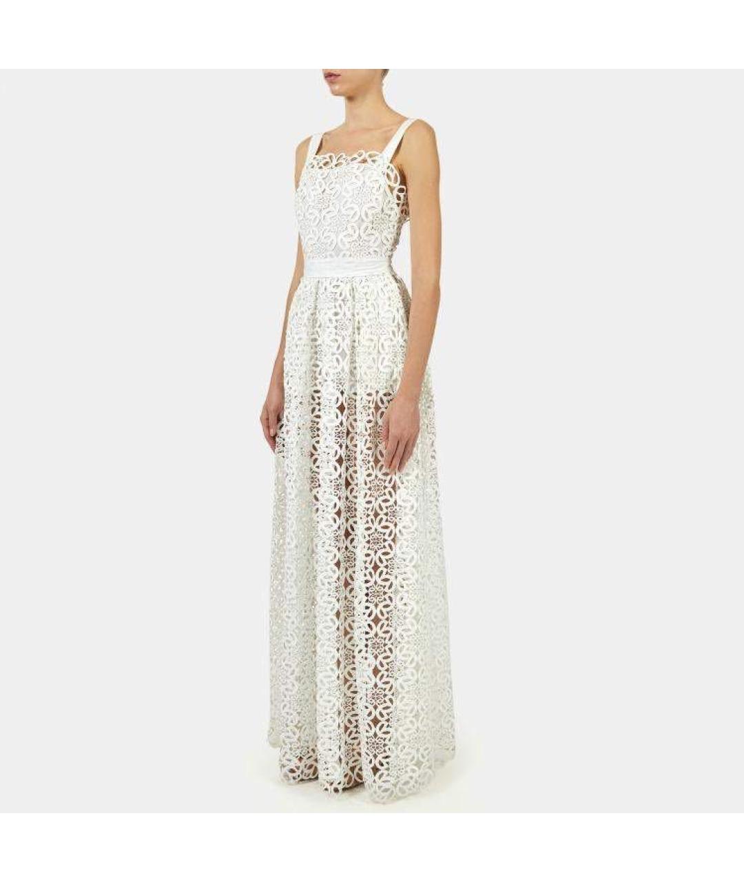 ELIE SAAB Белый кружевной сарафан, фото 3