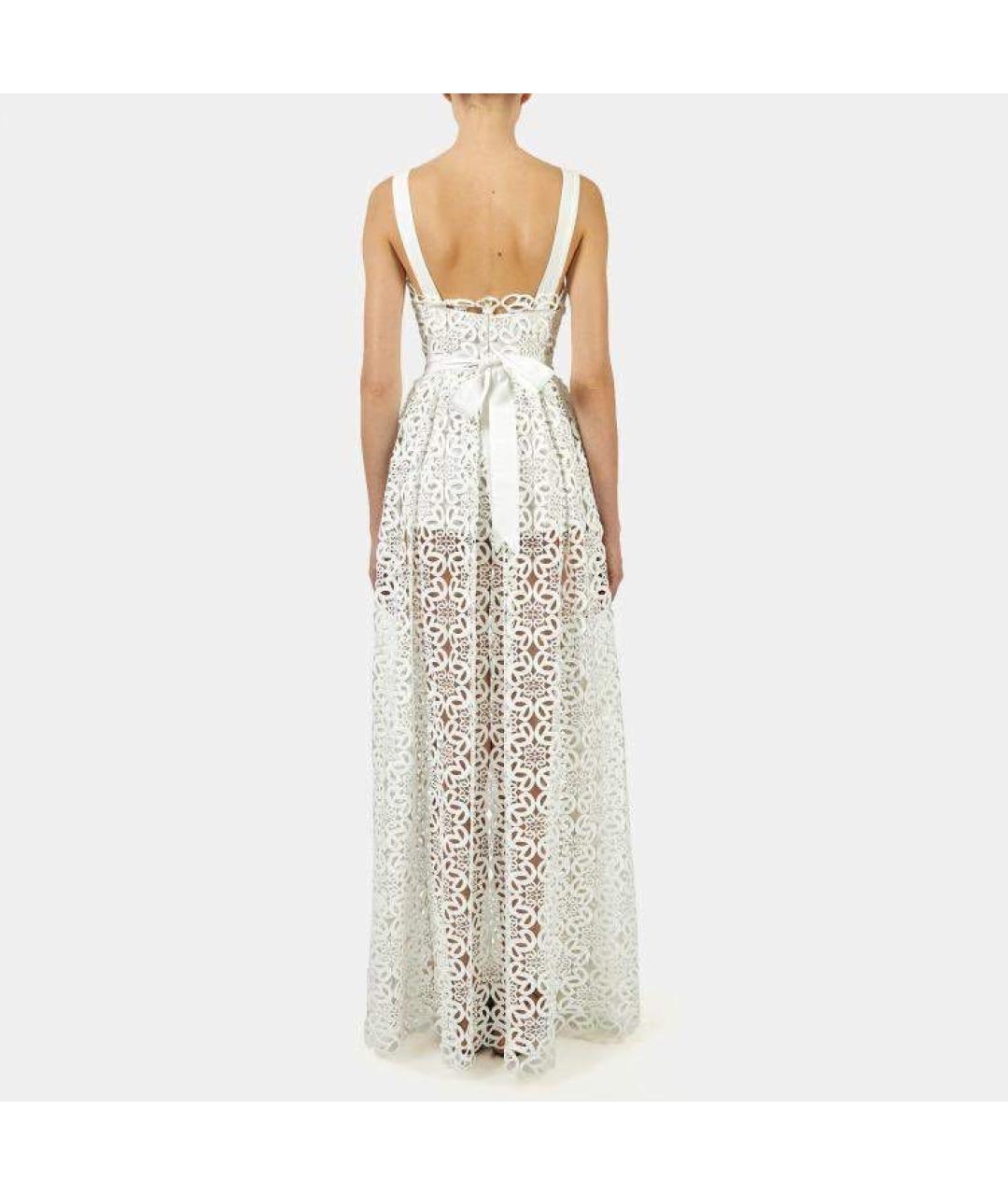 ELIE SAAB Белый кружевной сарафан, фото 2