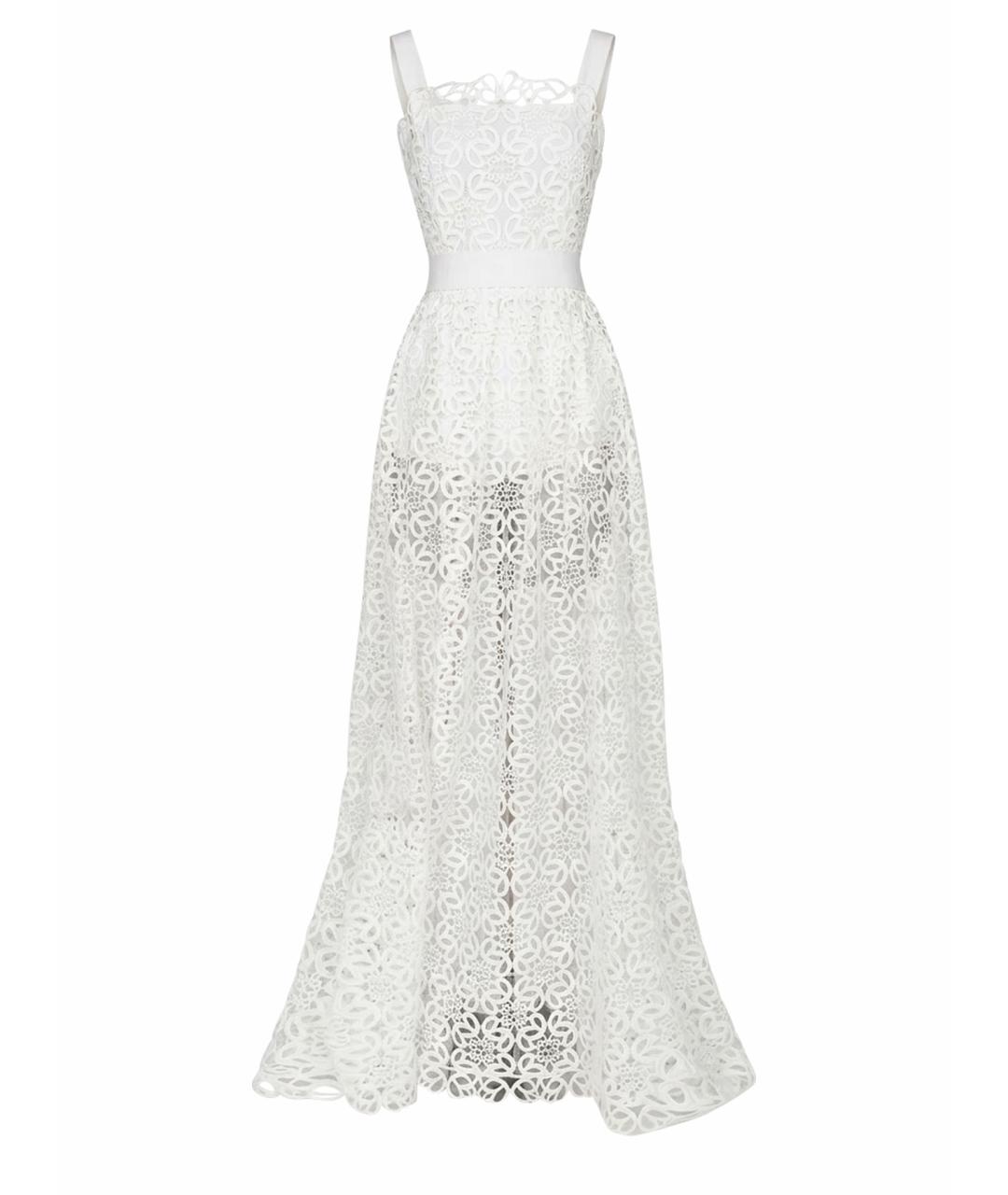 ELIE SAAB Белый кружевной сарафан, фото 1