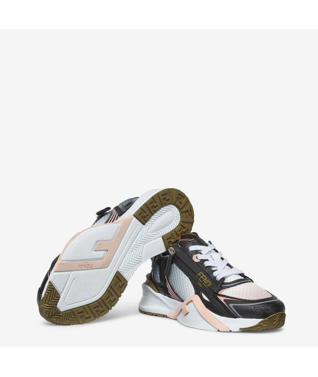 FENDI Розовые кроссовки, фото 5