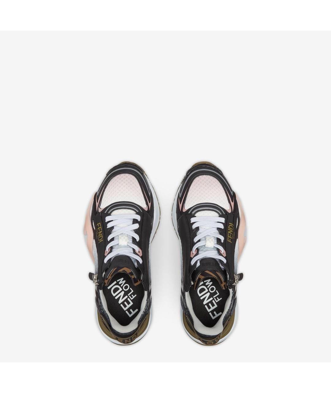 FENDI Розовые кроссовки, фото 4