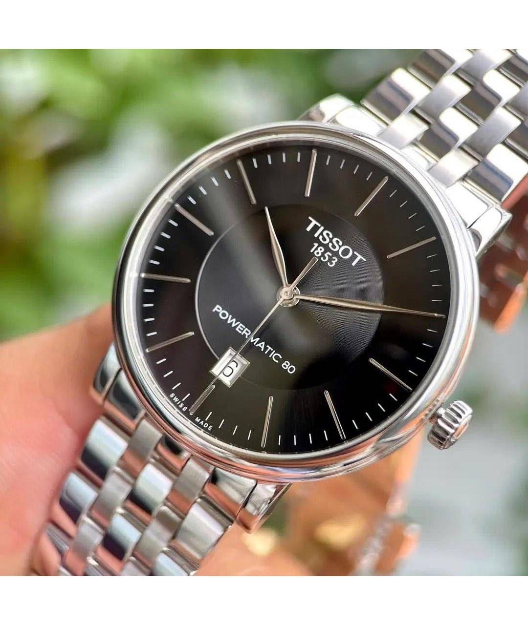 TISSOT Серебряные стальные часы, фото 4