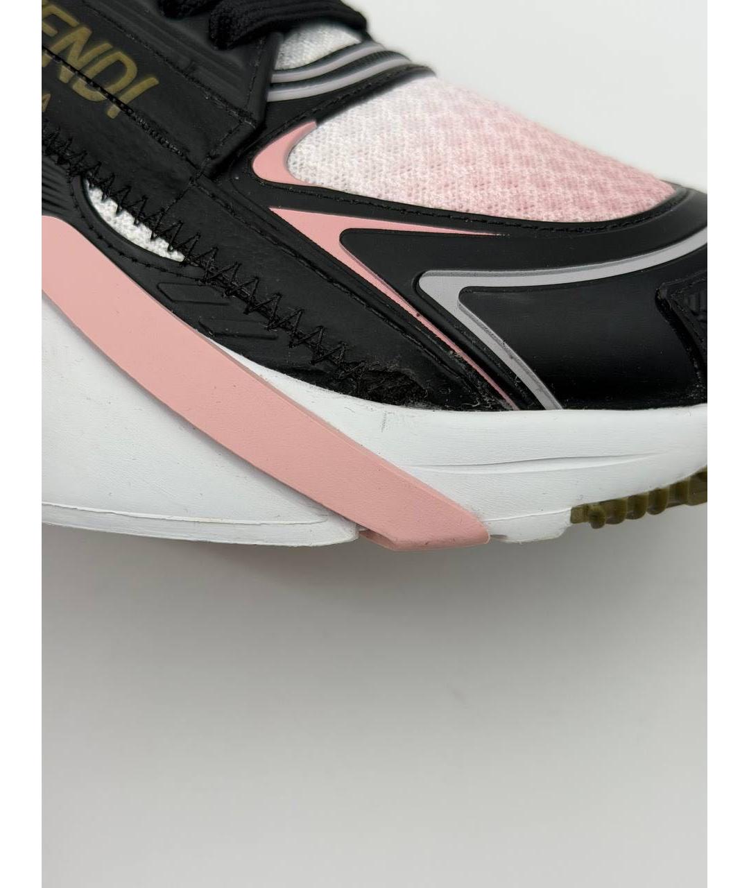 FENDI Розовые кроссовки, фото 8