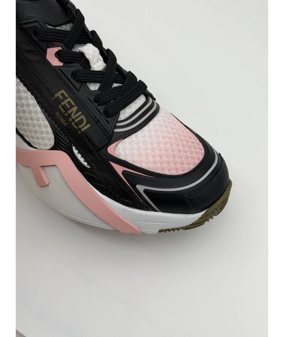 FENDI Розовые кроссовки, фото 7