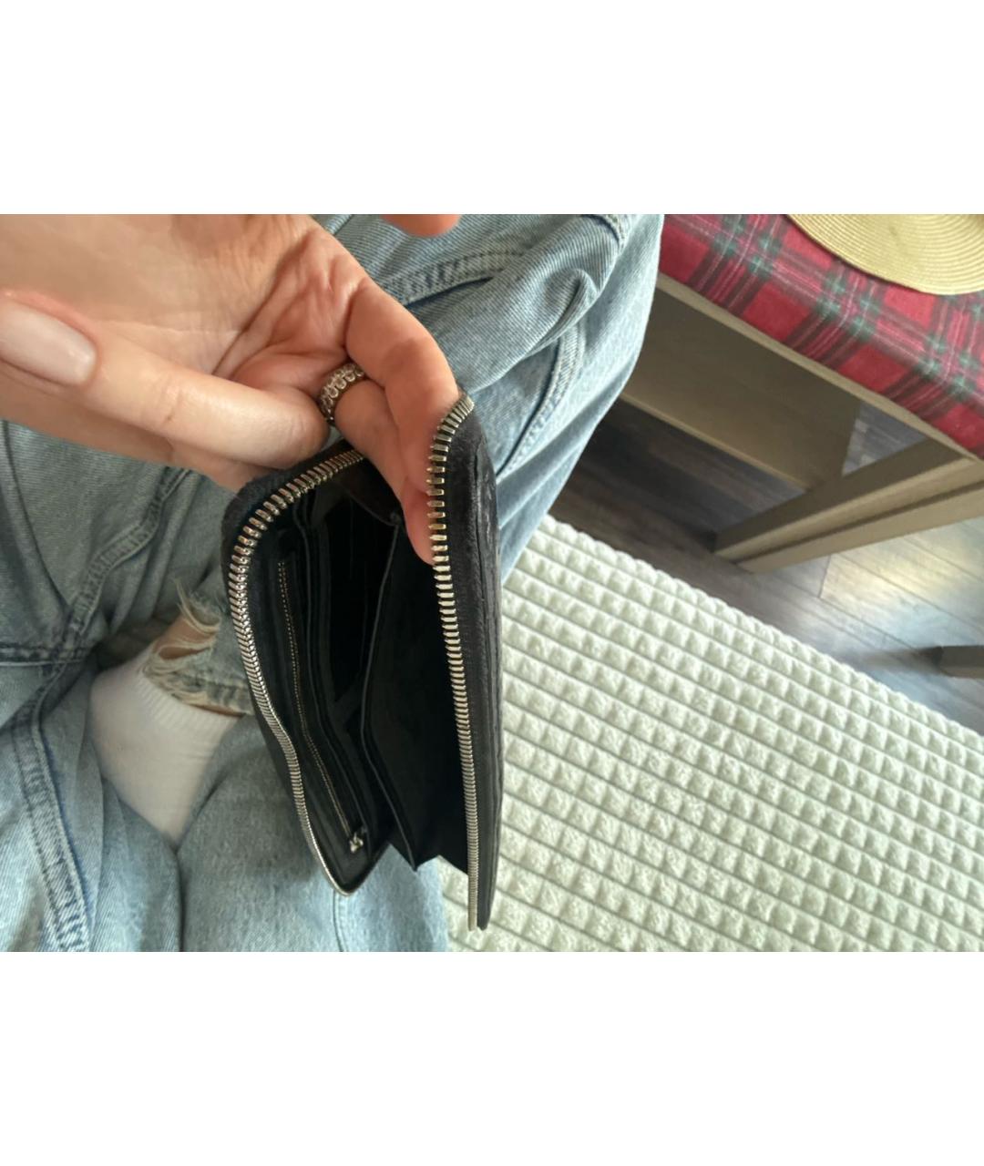 Castello d'Oro Черный кожаный кошелек, фото 6