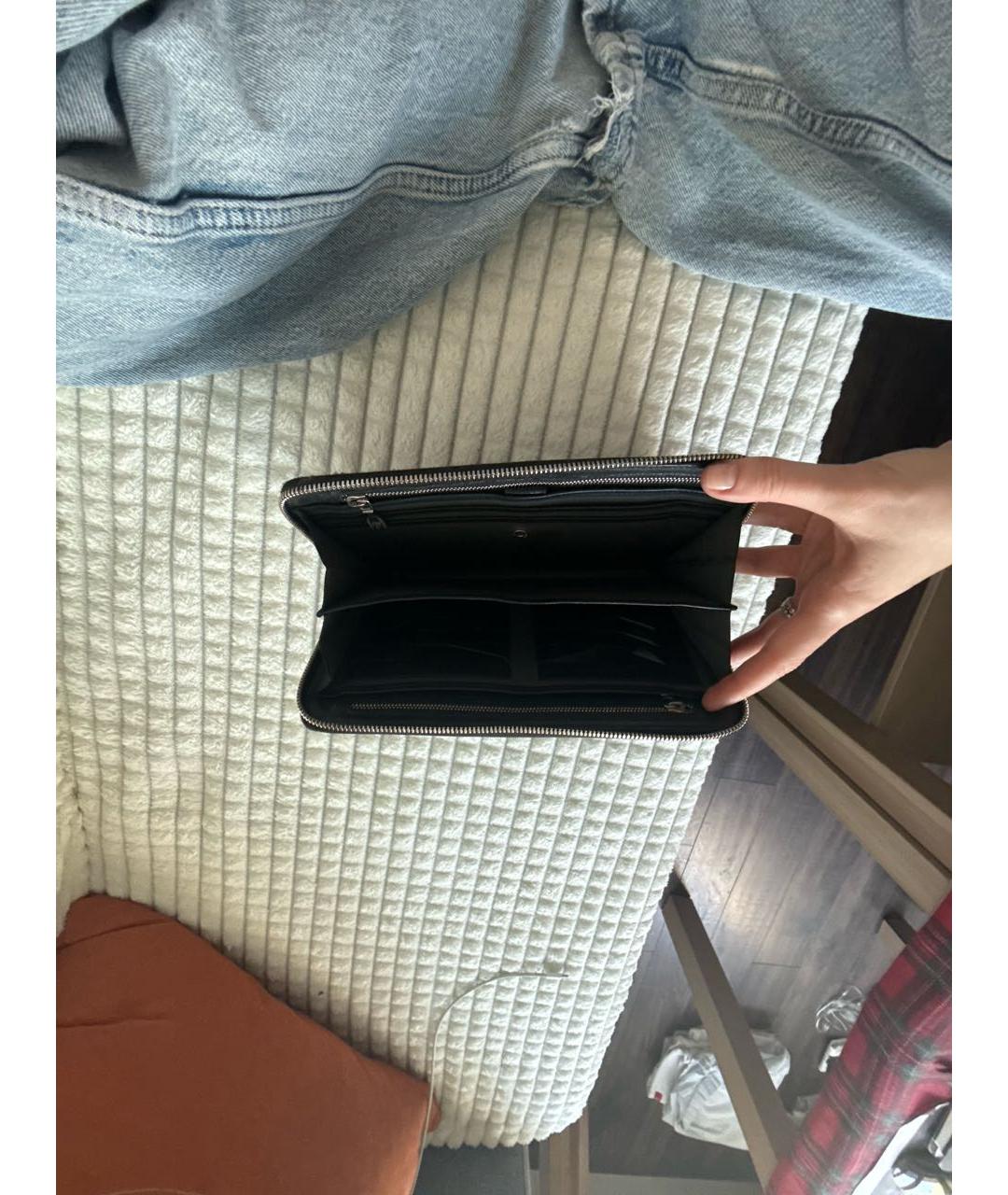 Castello d'Oro Черный кожаный кошелек, фото 3