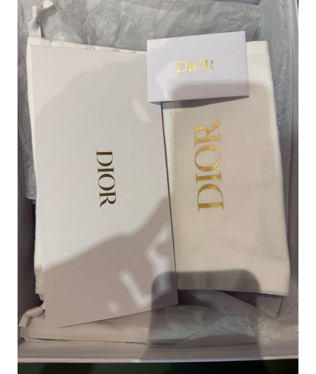 CHRISTIAN DIOR Черные кожаные лоферы, фото 6