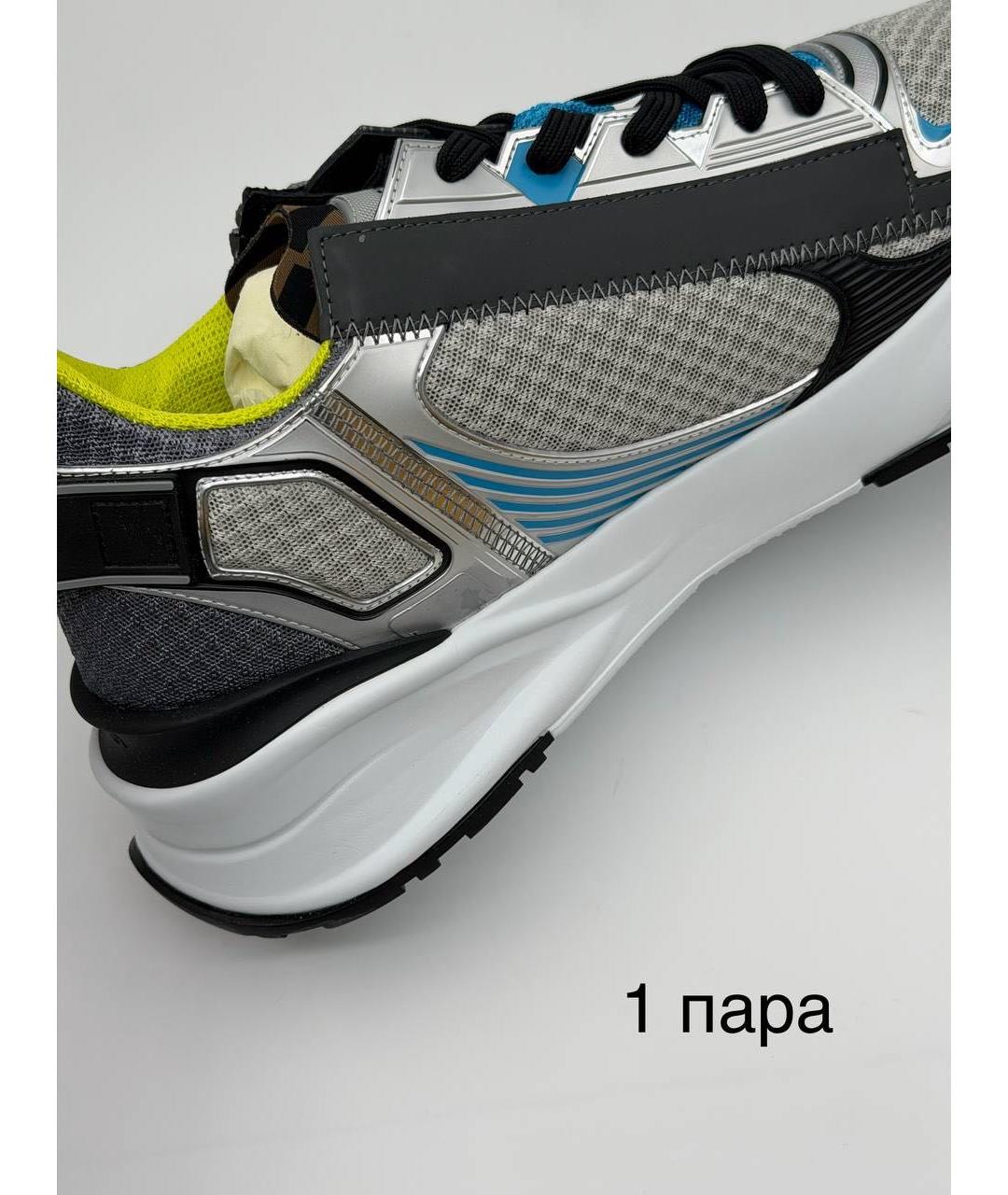 FENDI Зеленые низкие кроссовки / кеды, фото 7