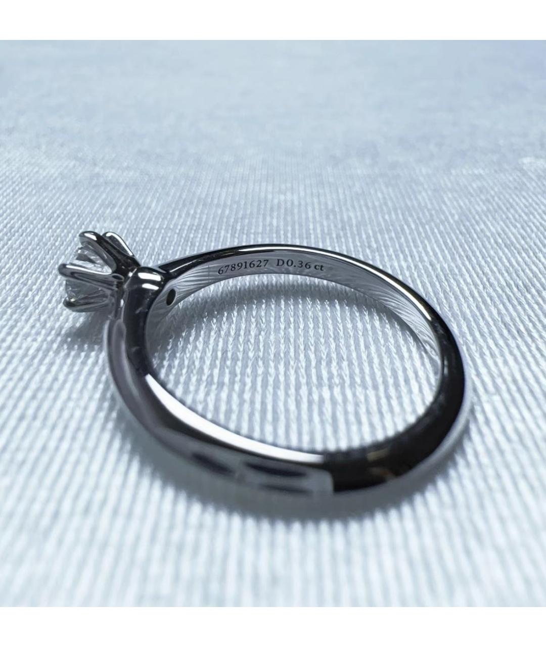 TIFFANY&CO Серебряное платиновое кольцо, фото 4