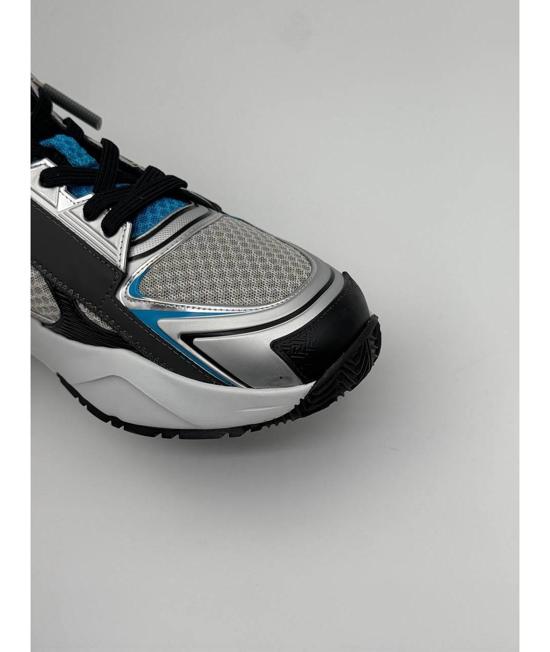 FENDI Зеленые низкие кроссовки / кеды, фото 7