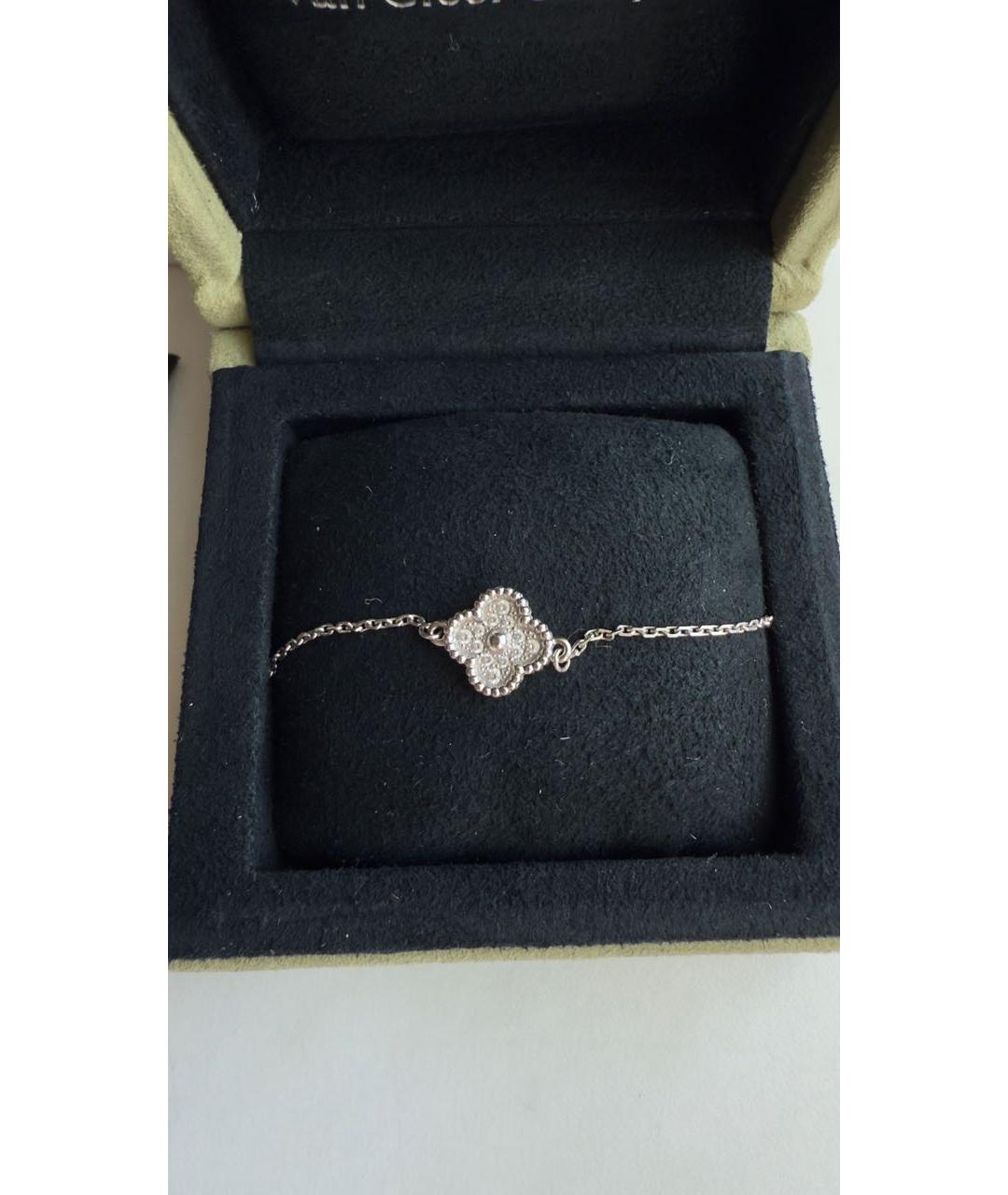 VAN CLEEF & ARPELS Серебрянный браслет из белого золота, фото 2