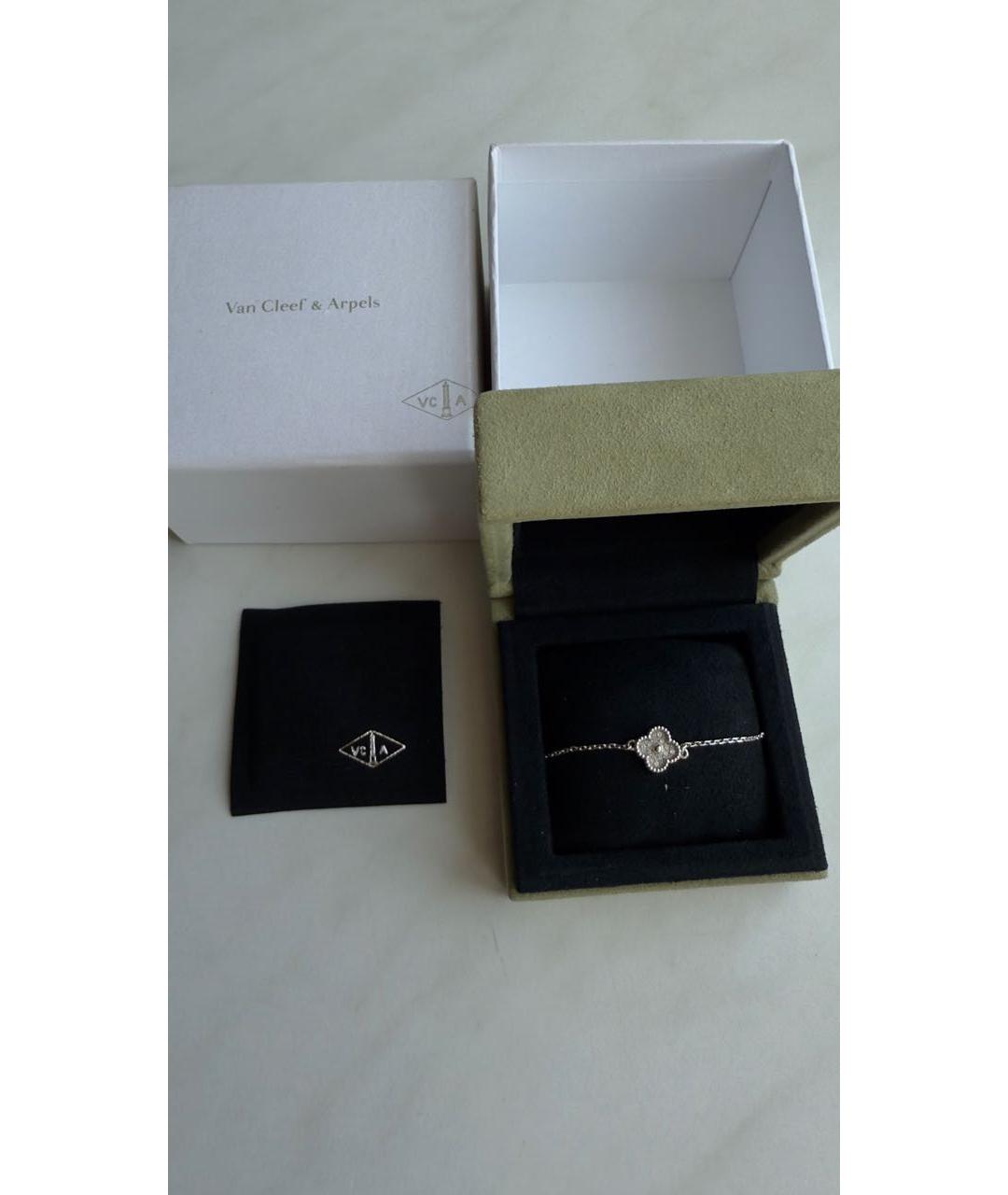 VAN CLEEF & ARPELS Серебрянный браслет из белого золота, фото 3