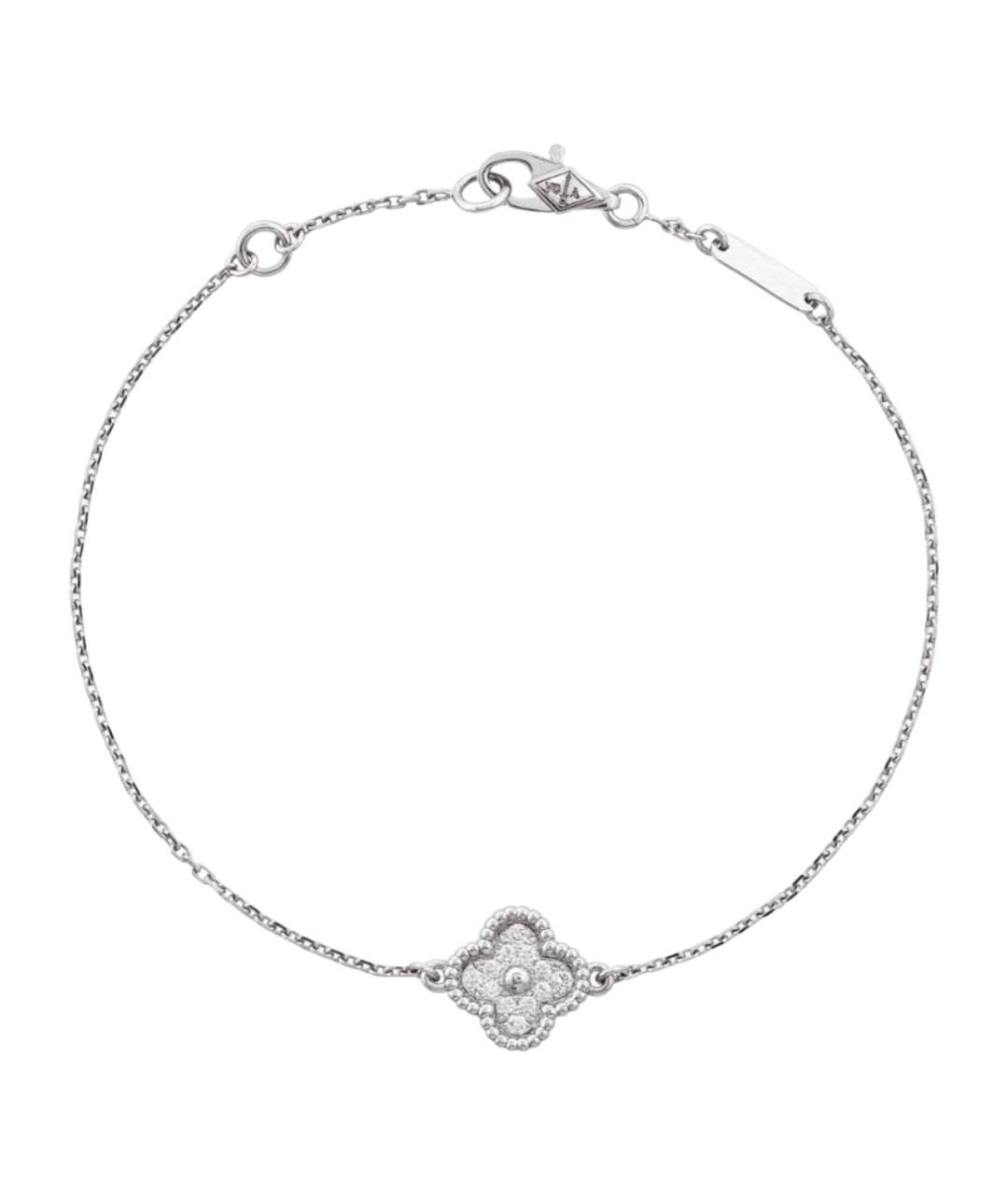 VAN CLEEF & ARPELS Серебрянный браслет из белого золота, фото 1