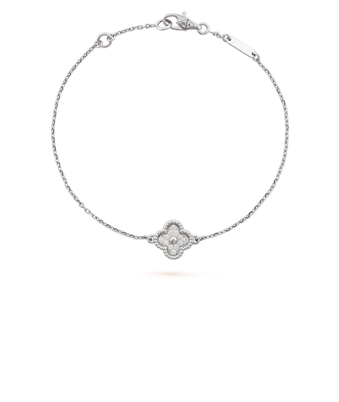 VAN CLEEF & ARPELS Серебрянный браслет из белого золота, фото 7