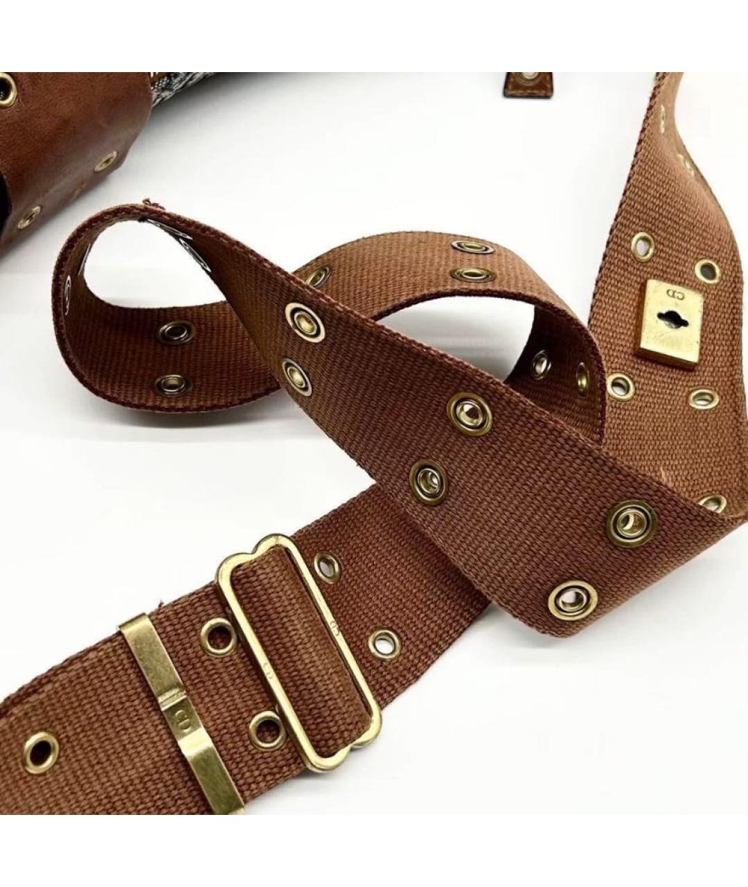 CHRISTIAN DIOR Темно-синяя сумка через плечо, фото 6