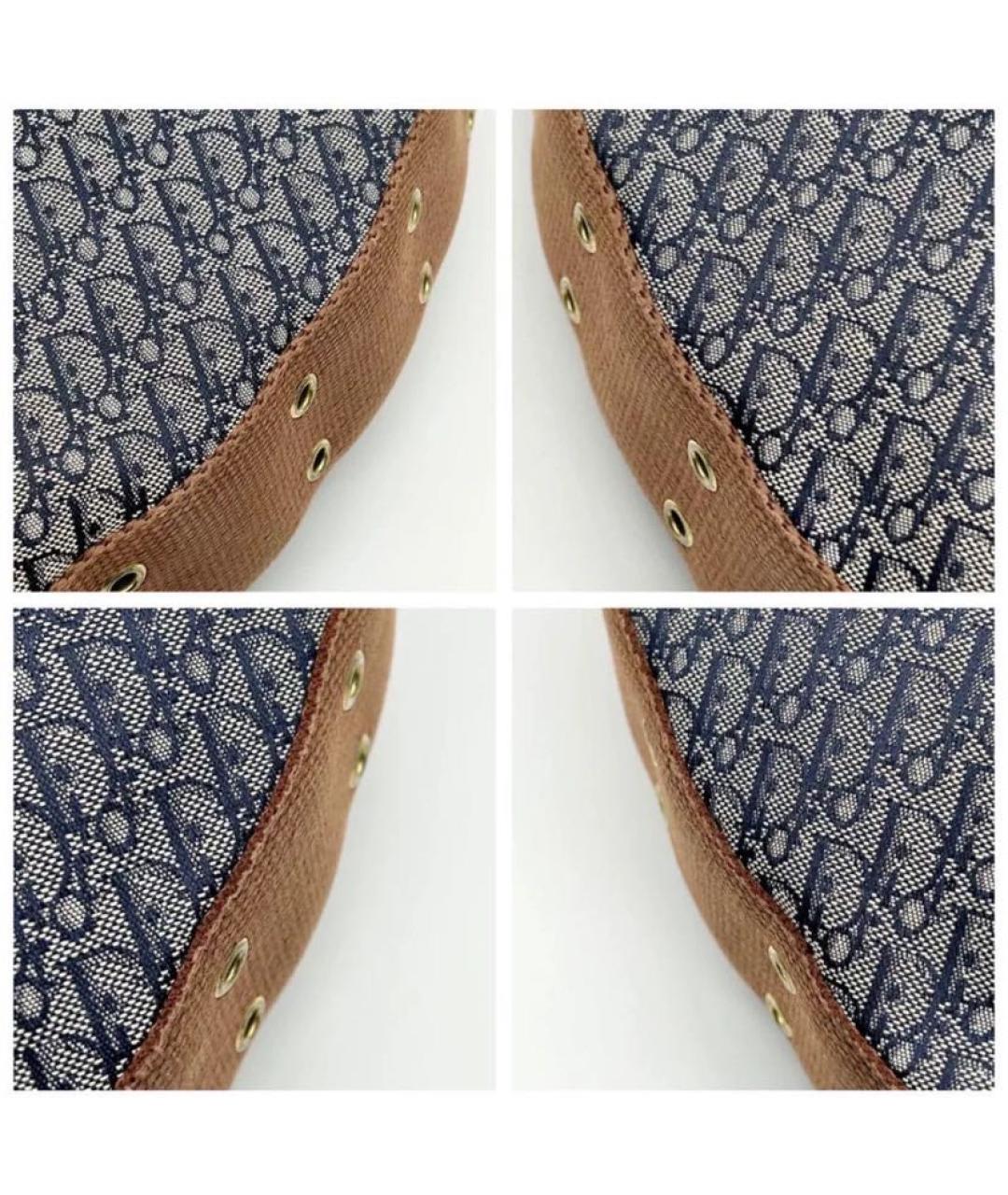 CHRISTIAN DIOR Темно-синяя сумка через плечо, фото 5