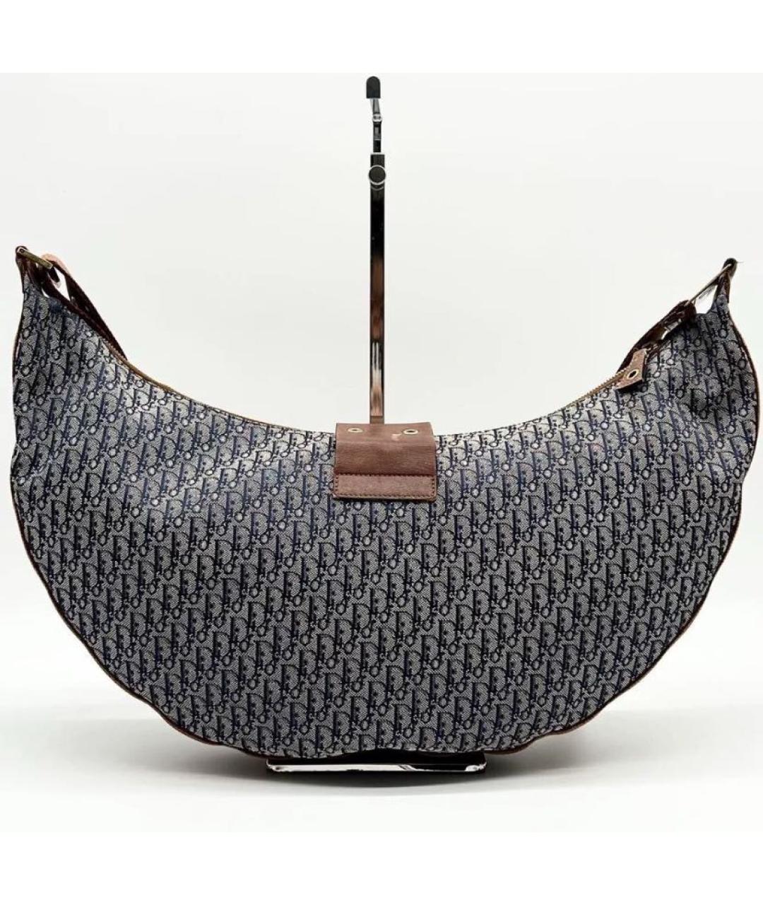 CHRISTIAN DIOR Темно-синяя сумка через плечо, фото 2