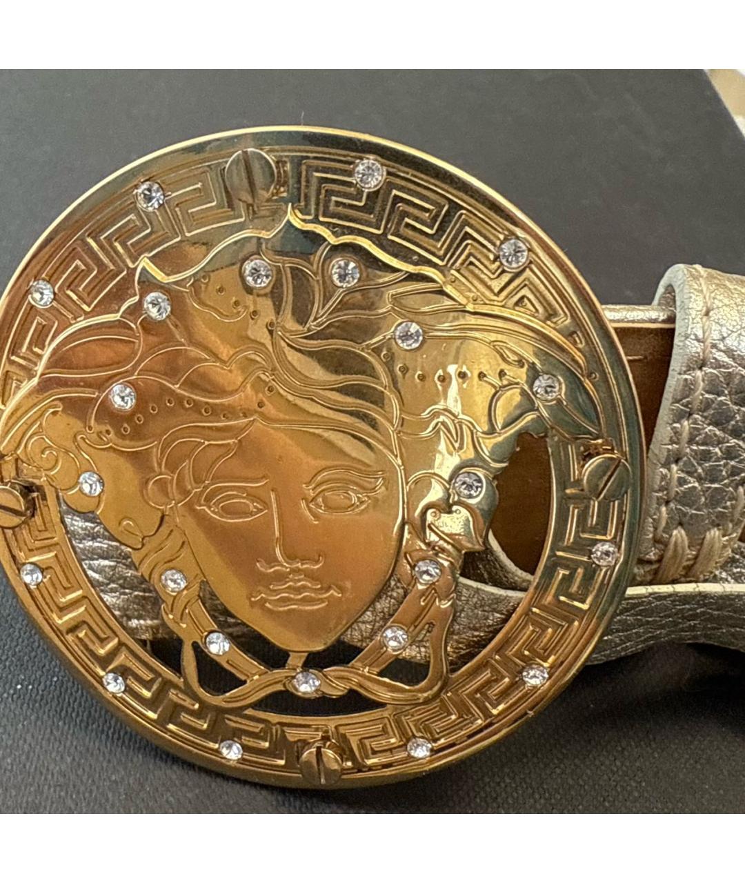 VERSACE Бежевый ремень, фото 4