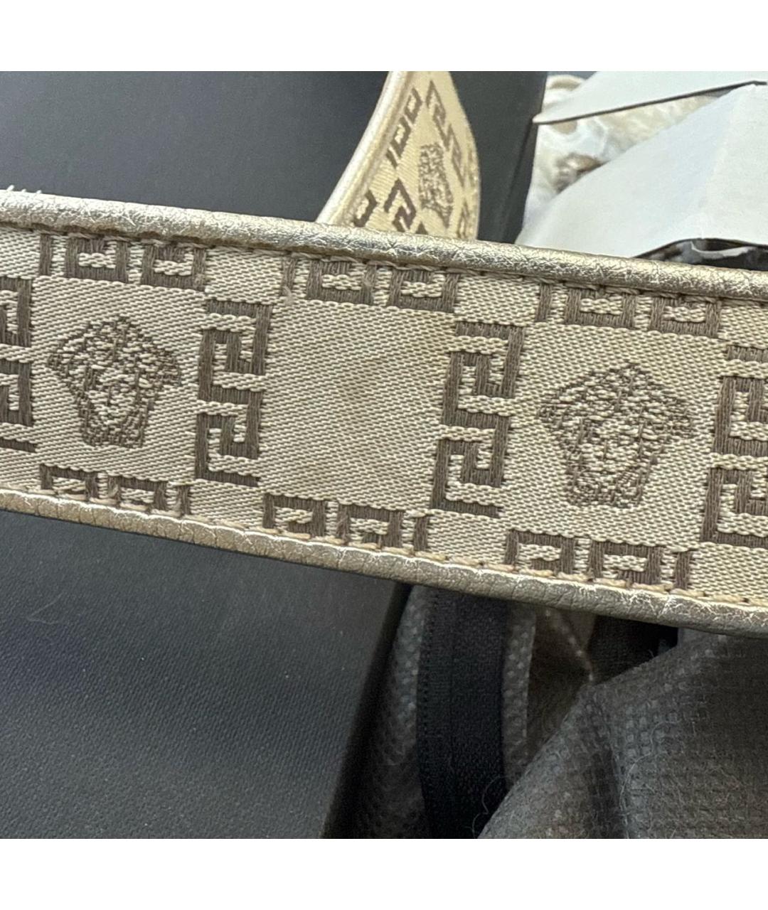 VERSACE Бежевый ремень, фото 6