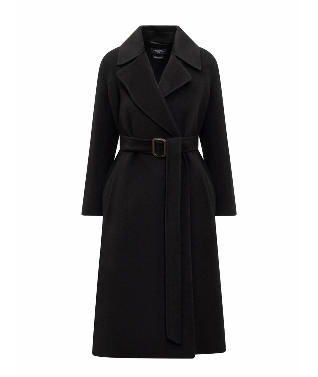 MAX MARA Черное шерстяное пальто, фото 1