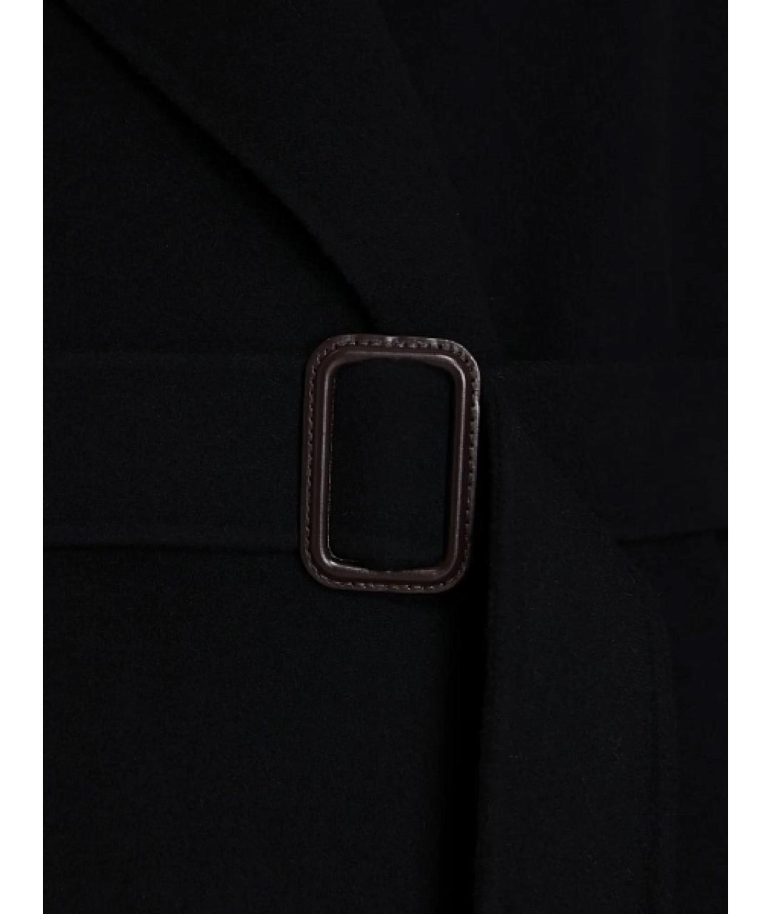 MAX MARA Черное шерстяное пальто, фото 3