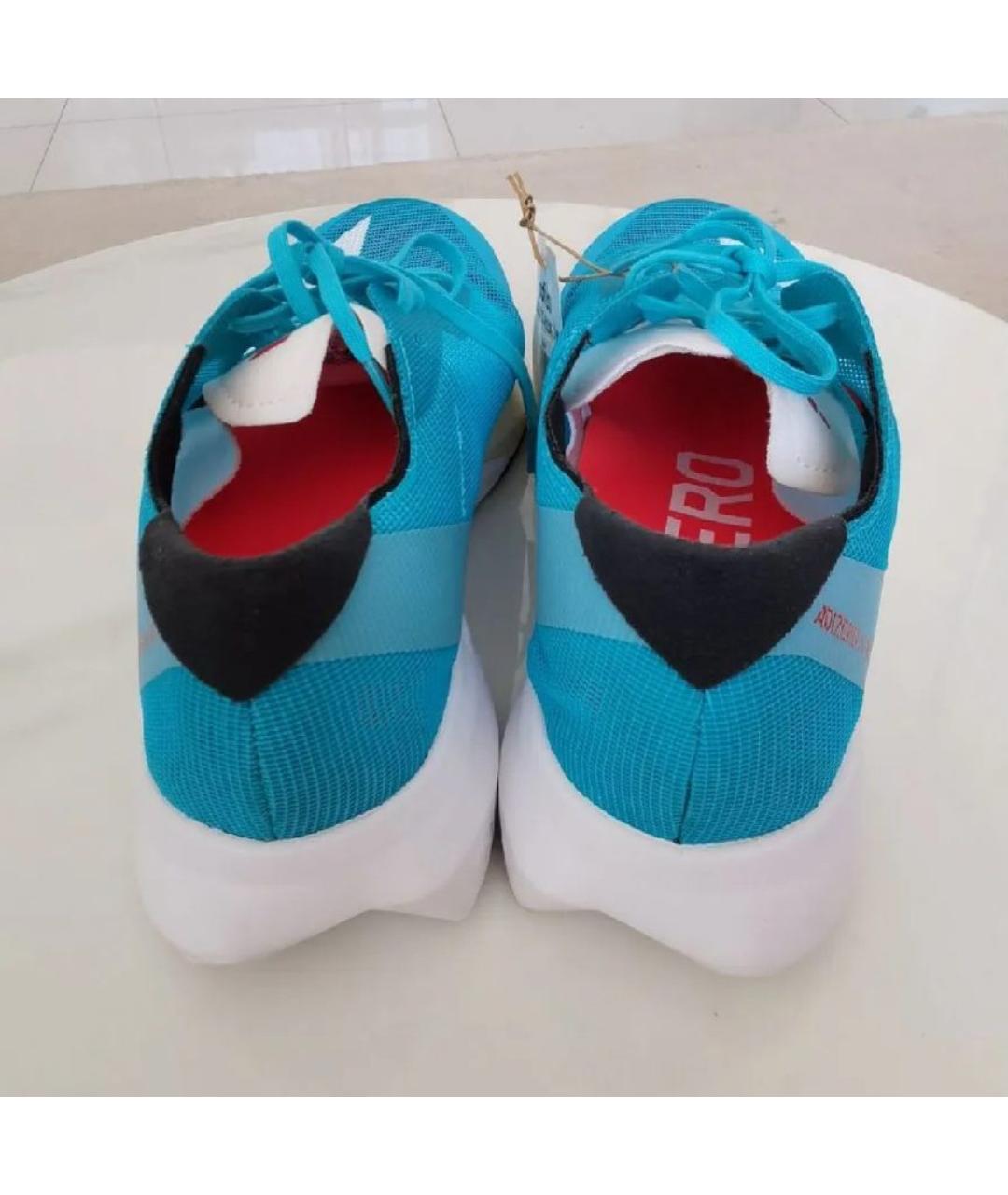 ADIDAS Голубые текстильные низкие кроссовки / кеды, фото 4