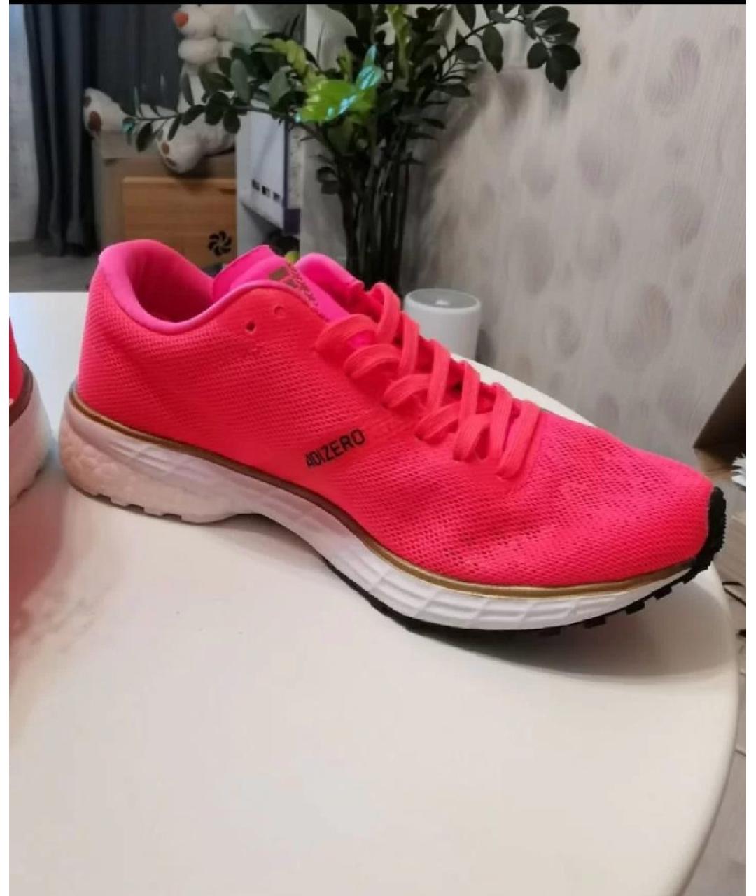 ADIDAS Розовые текстильные кроссовки, фото 8