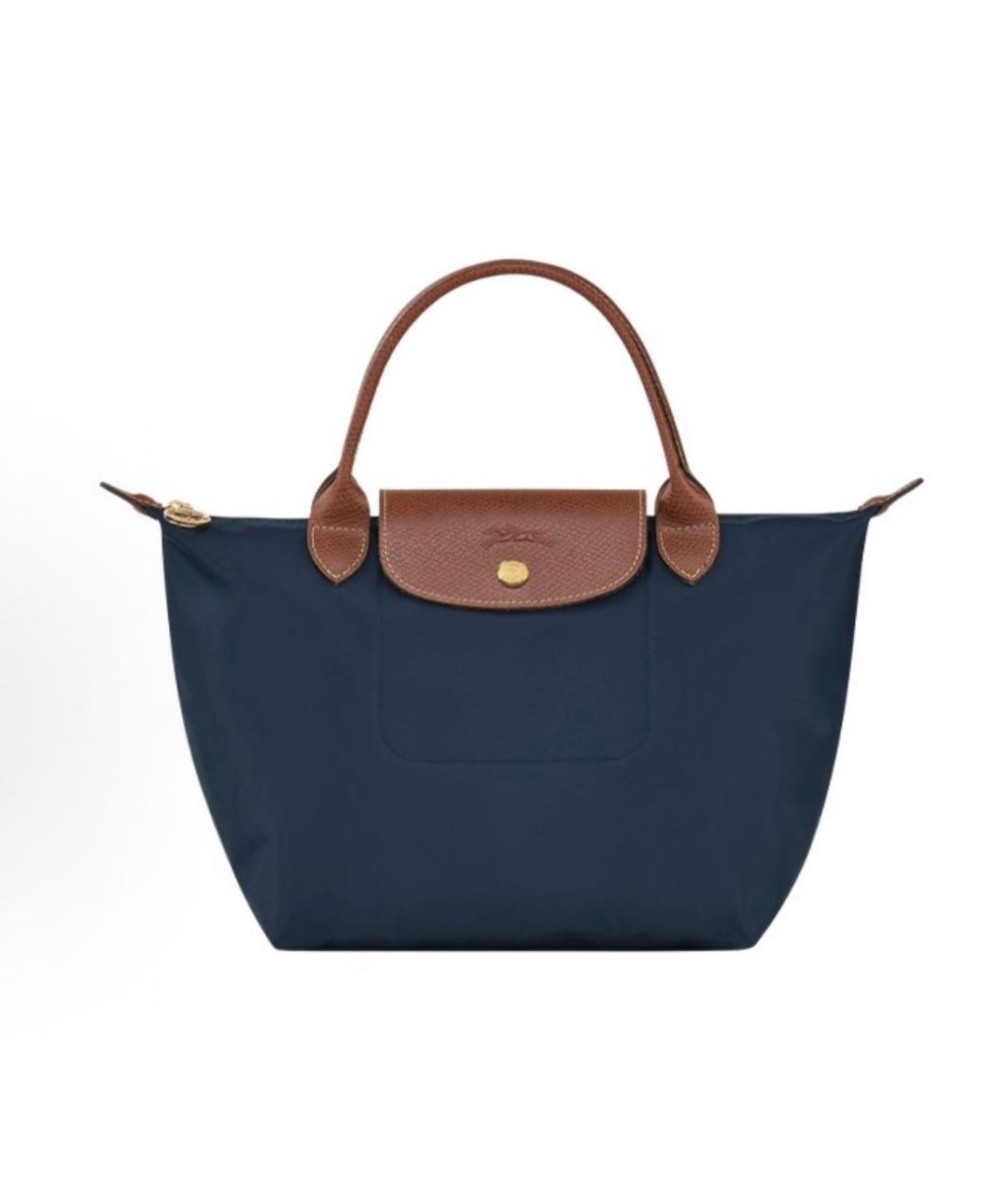 LONGCHAMP Темно-синяя сумка тоут, фото 9