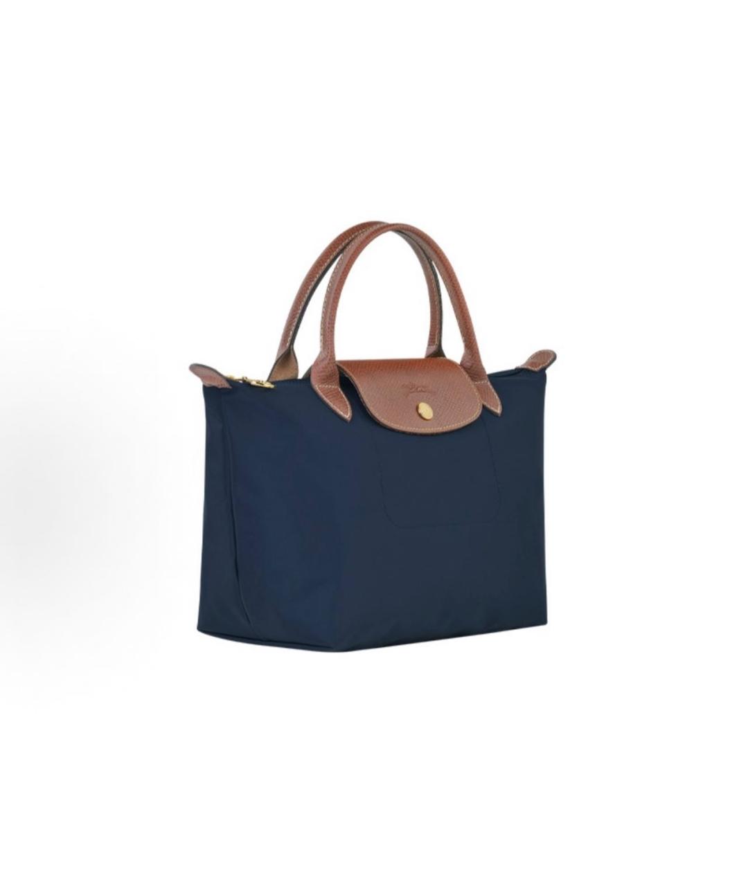 LONGCHAMP Темно-синяя сумка тоут, фото 3