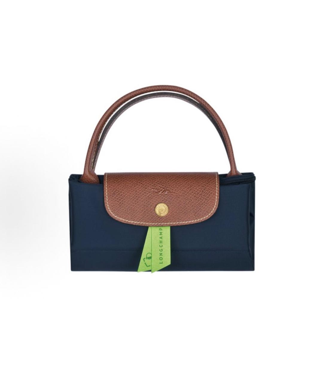 LONGCHAMP Темно-синяя сумка тоут, фото 4