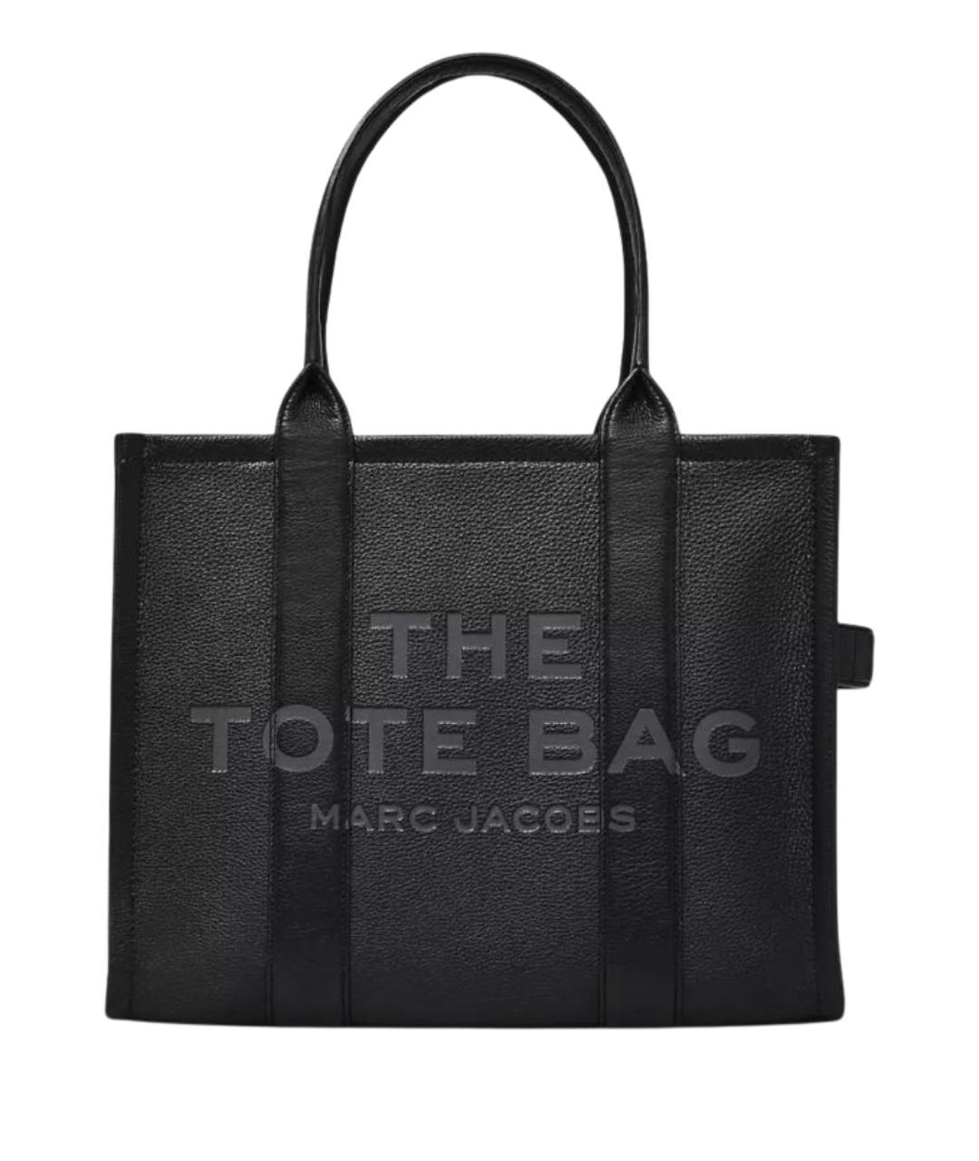 MARC JACOBS Черная кожаная сумка тоут, фото 1