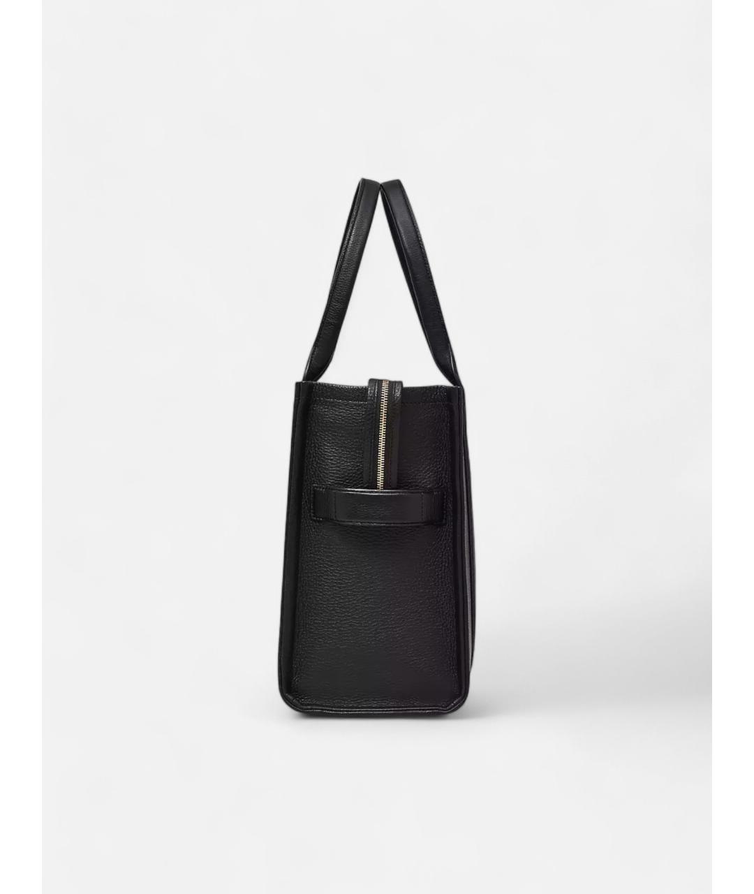 MARC JACOBS Черная кожаная сумка тоут, фото 2