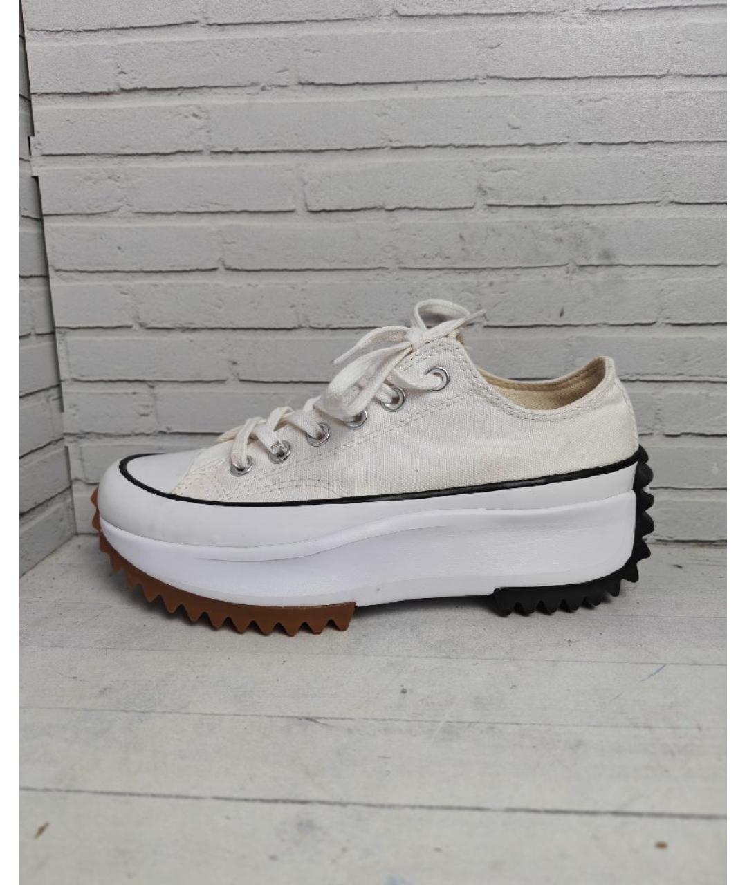 CONVERSE Белые текстильные кроссовки, фото 9