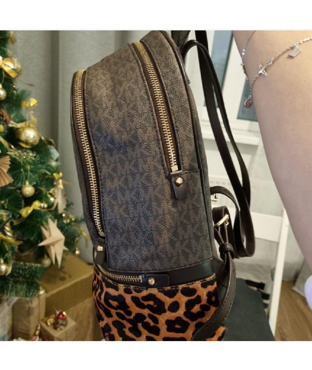 MICHAEL KORS Коричневый рюкзак, фото 2