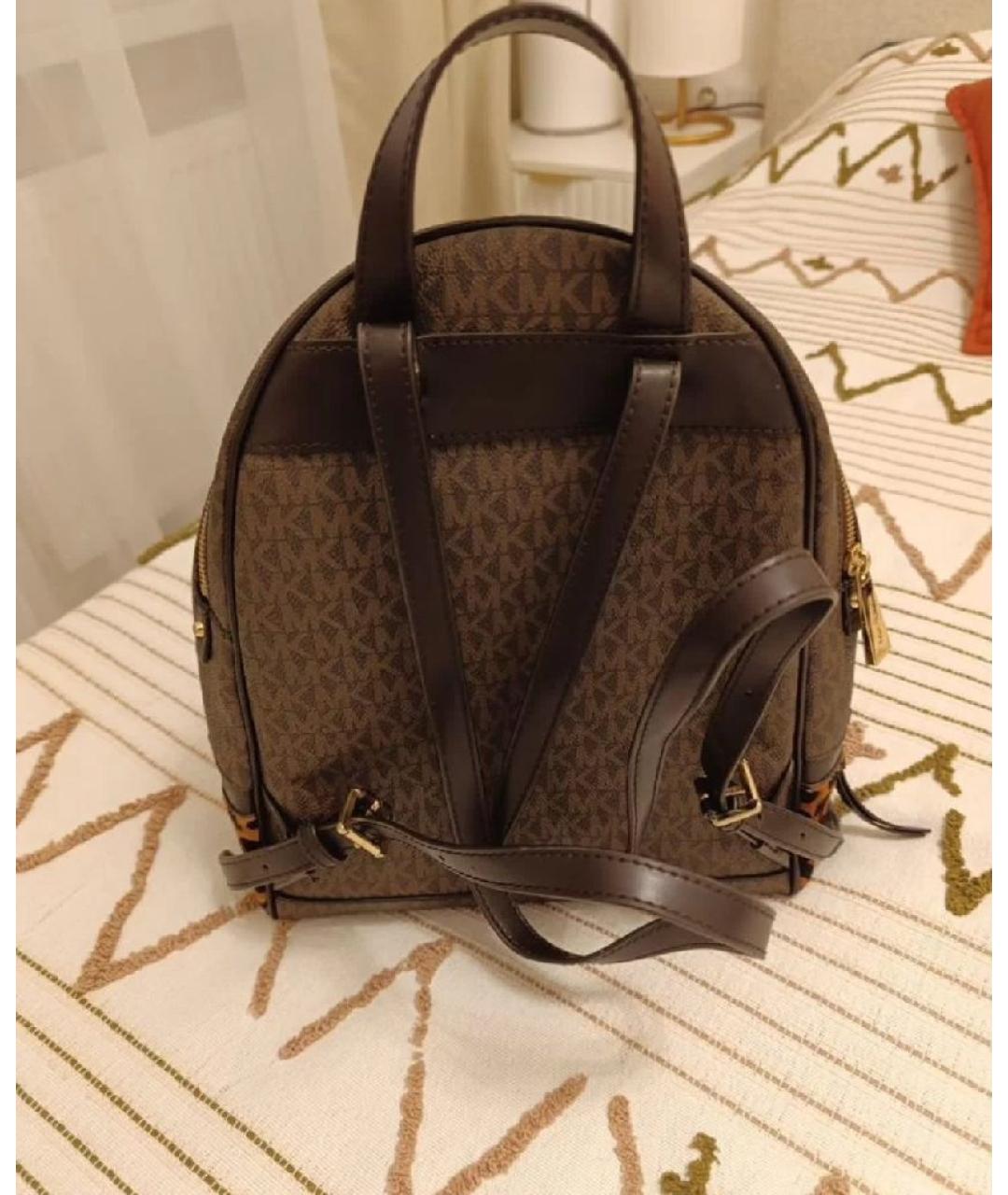 MICHAEL KORS Коричневый рюкзак, фото 3