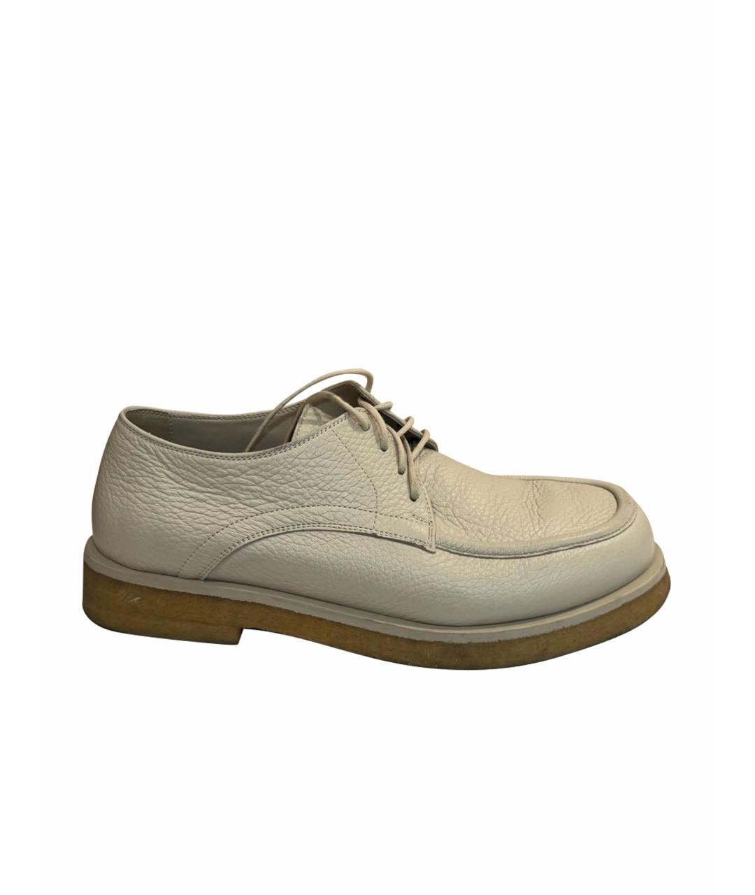 THE ROW Белые кожаные брогги и оксфорды, фото 1