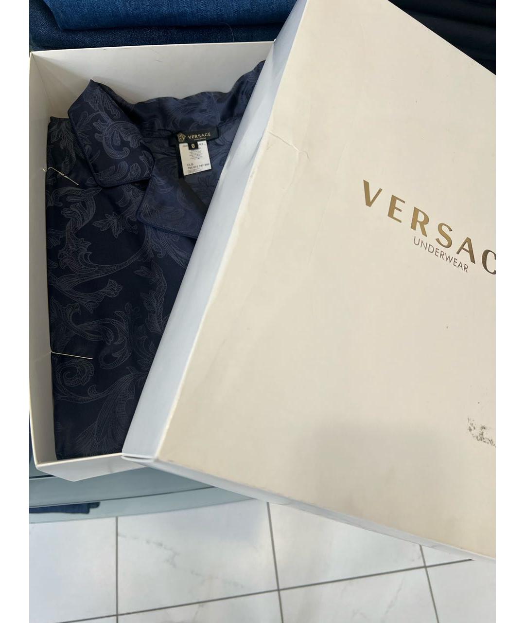 VERSACE Темно-синяя пижама, фото 4