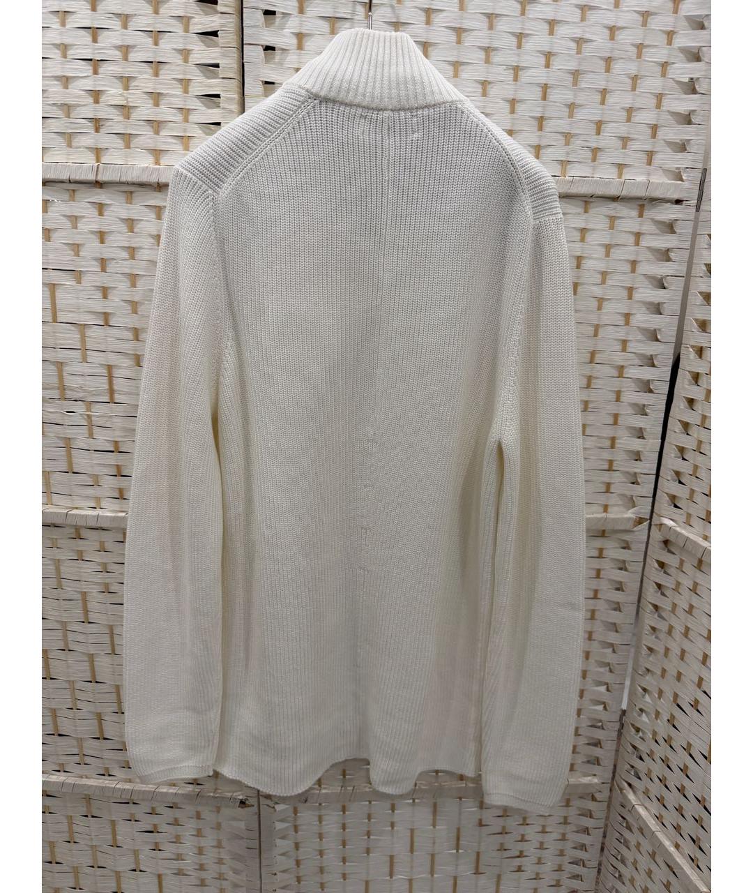 BRUNELLO CUCINELLI Белый хлопковый кардиган, фото 2