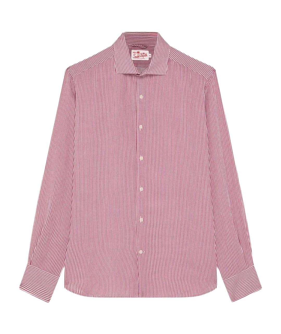 MC2 SAINT BARTH Красная льняная кэжуал рубашка, фото 1