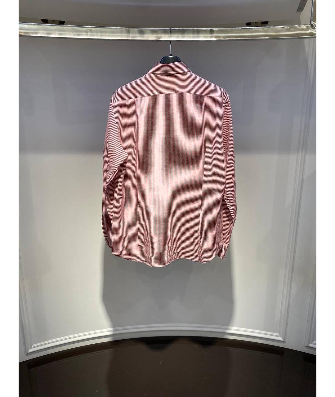 MC2 SAINT BARTH Красная льняная кэжуал рубашка, фото 3