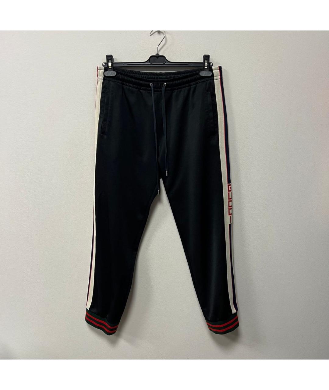 GUCCI Черные повседневные брюки, фото 6