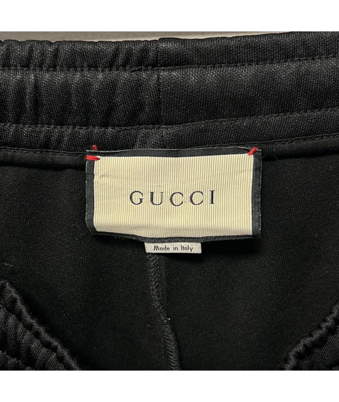 GUCCI Черные повседневные брюки, фото 4