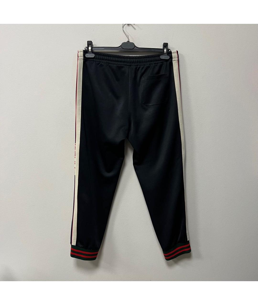 GUCCI Черные повседневные брюки, фото 3