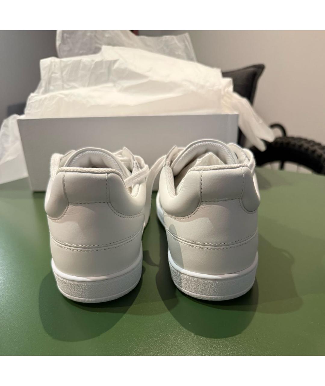 CHRISTIAN DIOR Белые кожаные кеды, фото 4