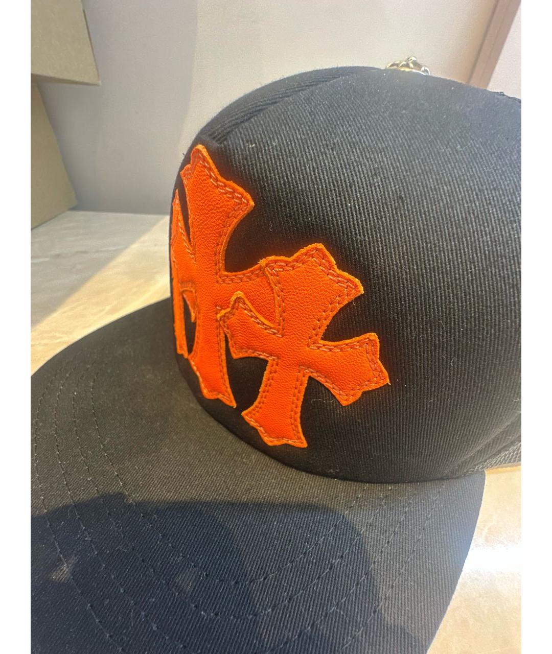 CHROME HEARTS Черная кепка/бейсболка, фото 4