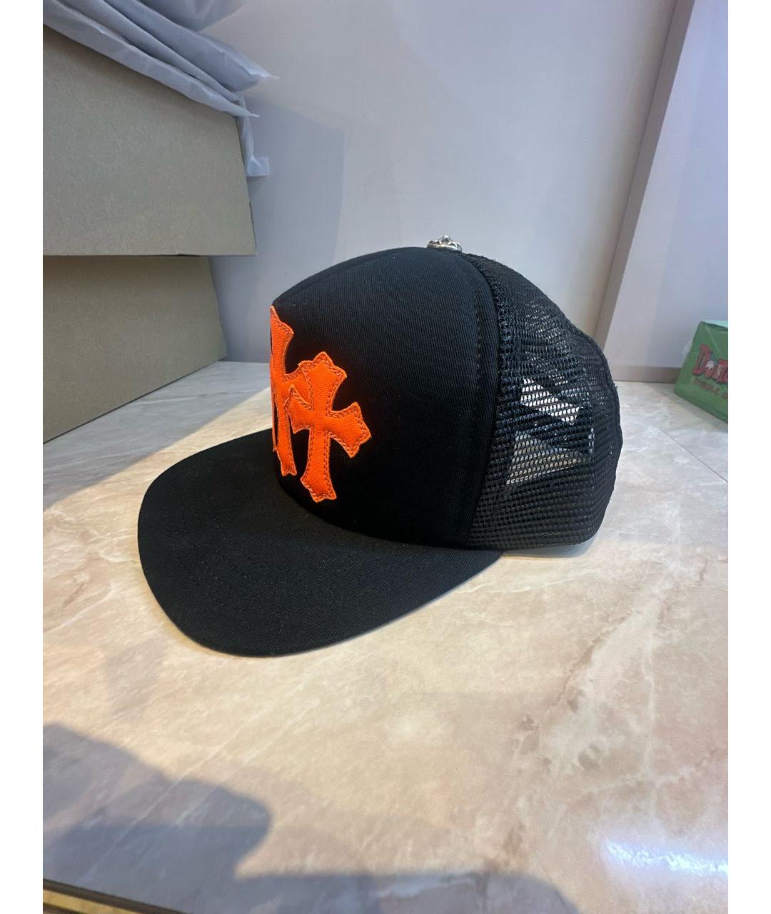 CHROME HEARTS Черная кепка/бейсболка, фото 3